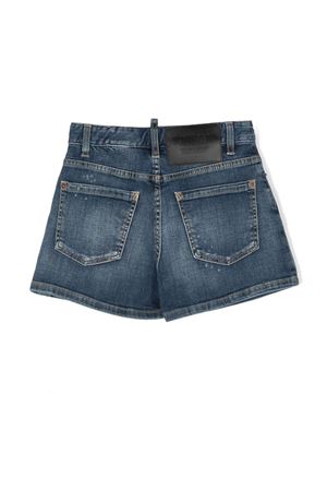 Shorts in cotone denim DSQUARED KIDS | DQ0787D0A1WDQ01